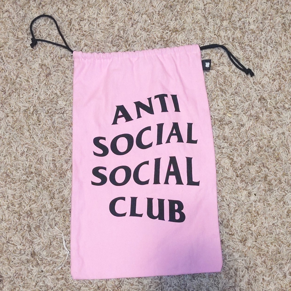 Anti social social club x undefeated drawstring